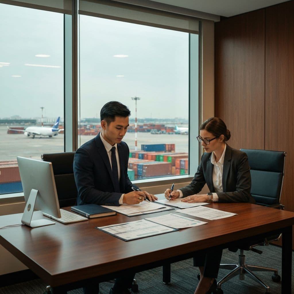 Team di esperti doganali al lavoro